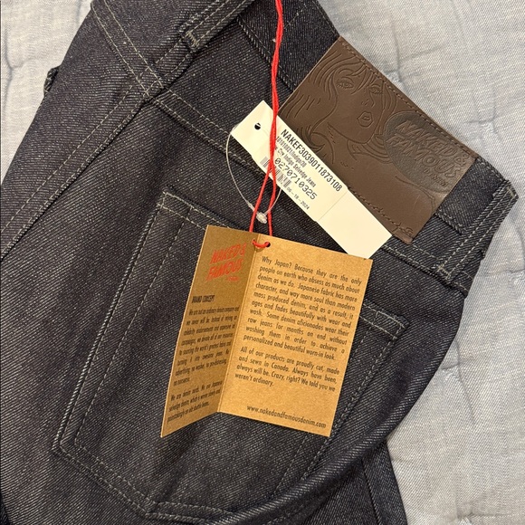 Naked & Famous Denim Dark Gray Jeans - Picture 3 of 4